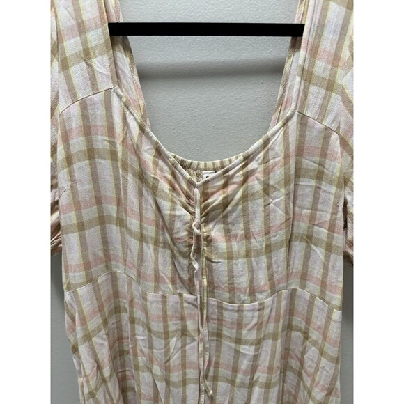 BP Juniors Plus Plaid Fall Short Sleeve Dress Size 1x - Picture 2 of 6